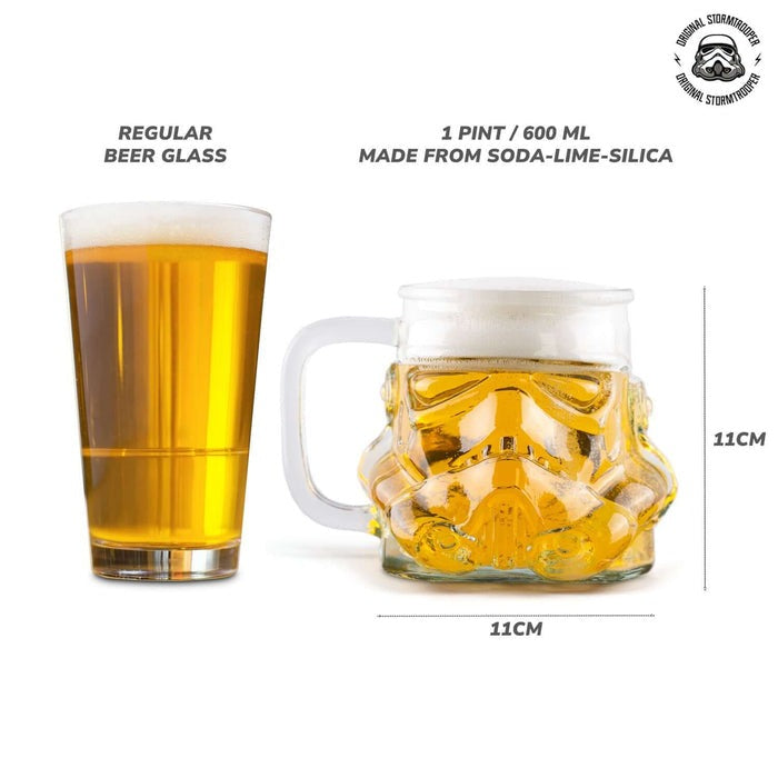 Thumbs Up! - Original 3D Star Wars Stormtrooper Helmet Beer Glass