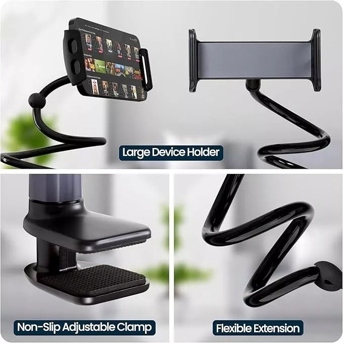 ThumbsUp! - Lazy Arm II Adjustable Gooseneck Clamp 30" Phone & Tablet Holder