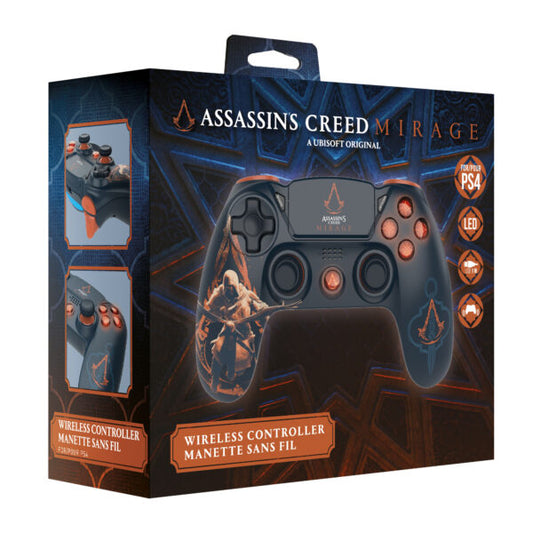 Assassin's Creed Mirage - Wireless Controller for PS4 with 3,5mm jack slot - Silhouette